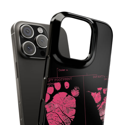 Snap Phone Case – Mom’s Little Pink Footprints