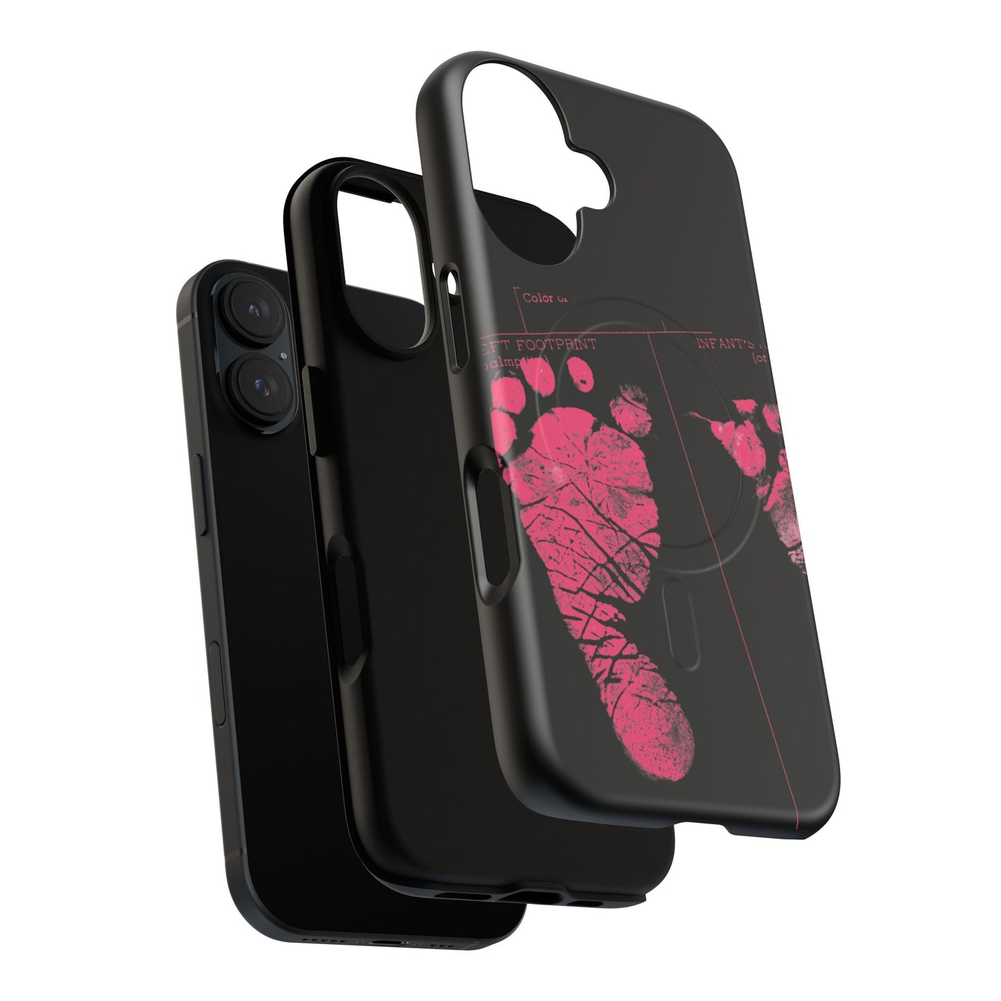 Protective Magnetic Phone Case – Mom’s Little Pink Footprints