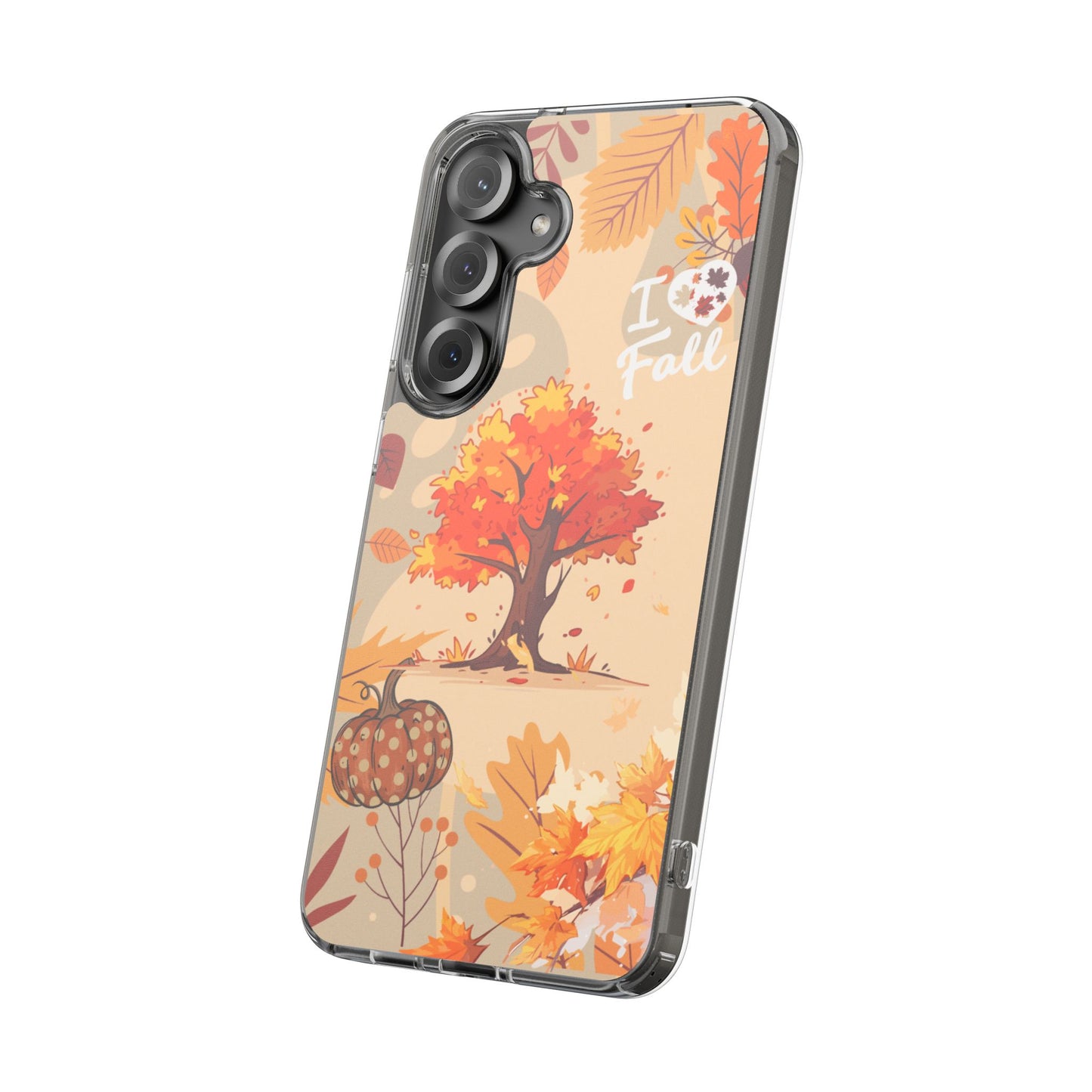 Clear Phone Case – Fall in Love