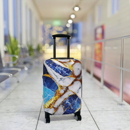 Luggage Cover – Sapphire Vein
