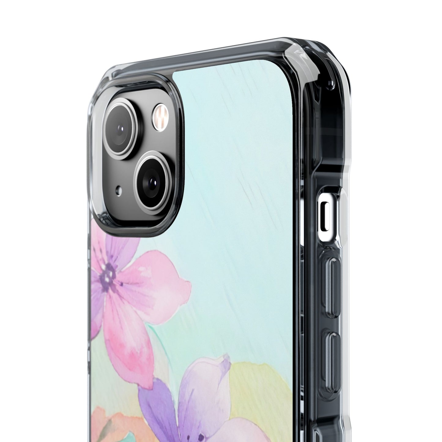 Clear Magnetic Phone Case – Water Petal