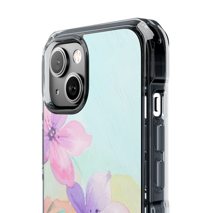 Clear Magnetic Phone Case – Water Petal