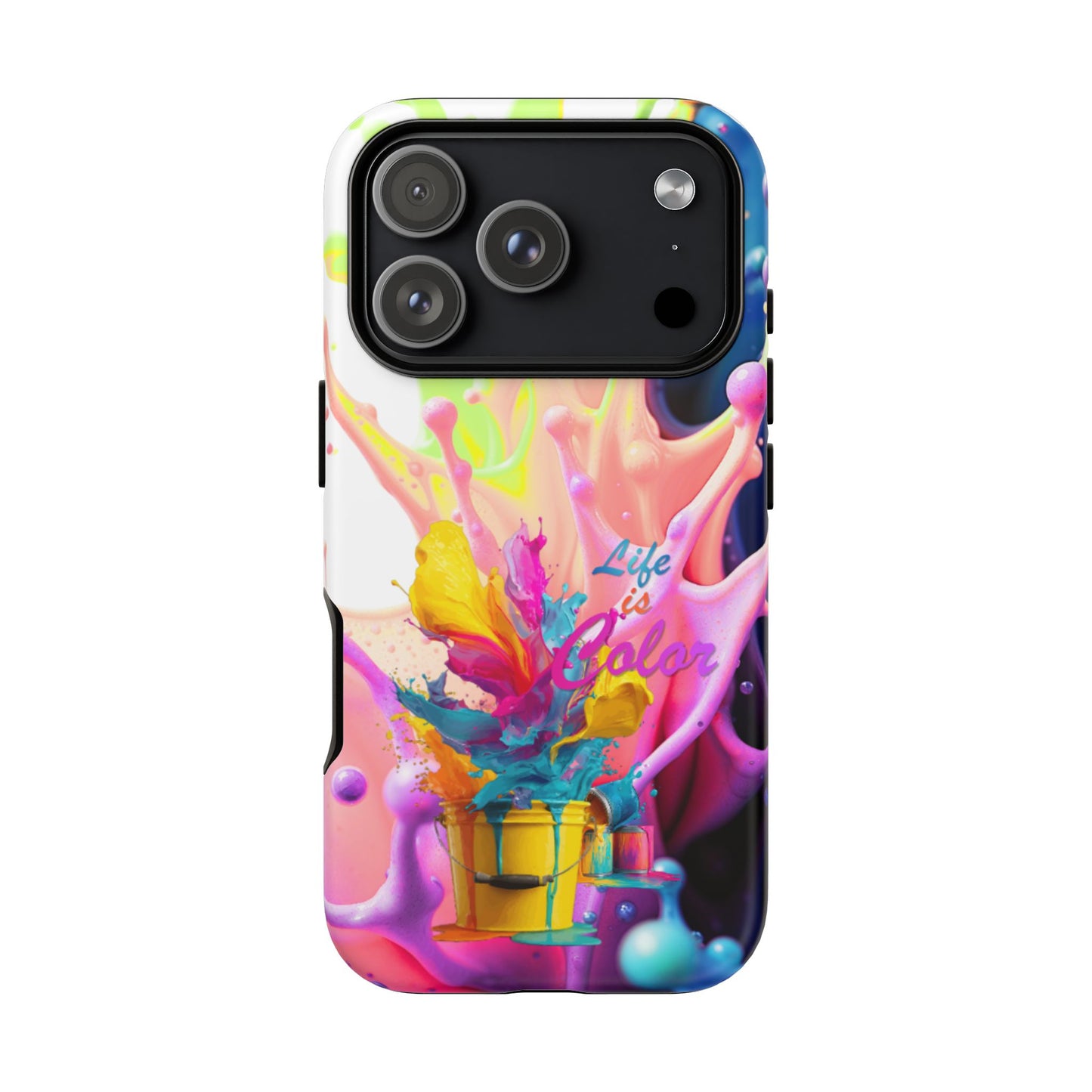 Color Splash Phone Case — “Life in Color” Protective Tough Case