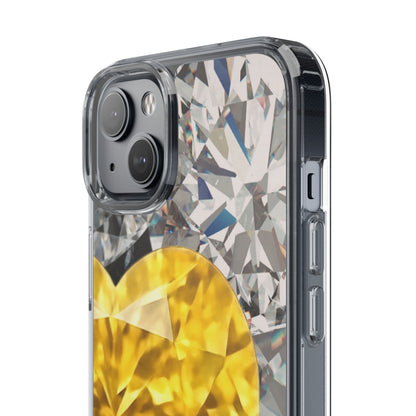 Clear Phone Case – Heart of Gold