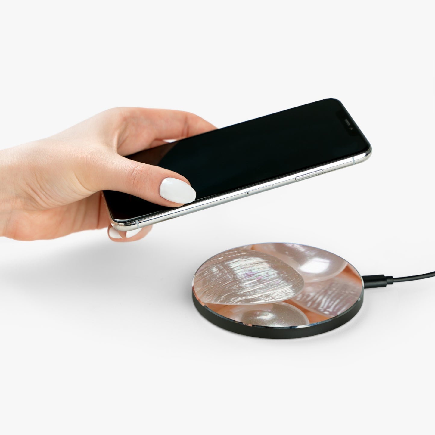 Wireless Charger – Blush Pearl