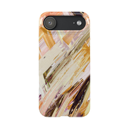 Slim Phone Case – Brush & Bronze