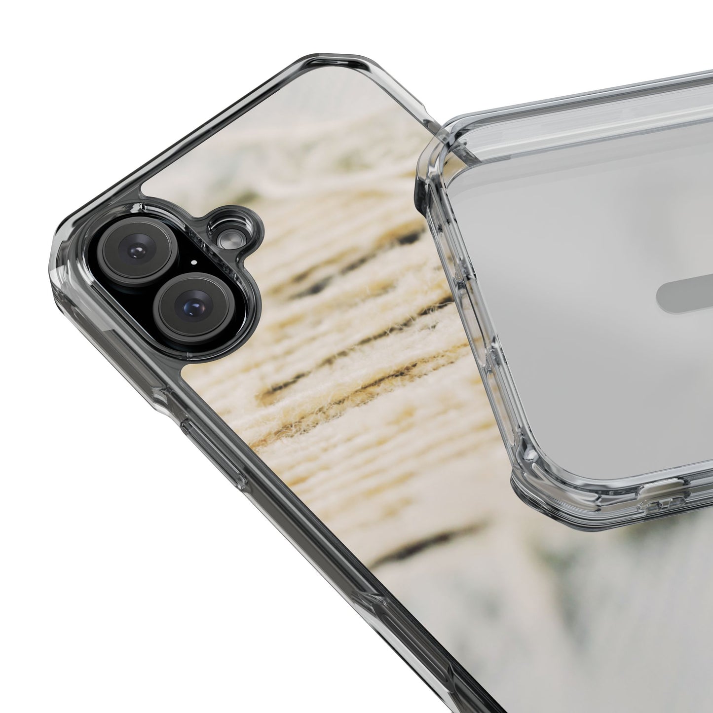 Clear Magnetic Phone Case – Woven Warmth