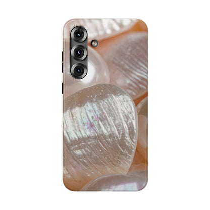 Impact-Resistant Phone Case – Blush Pearl