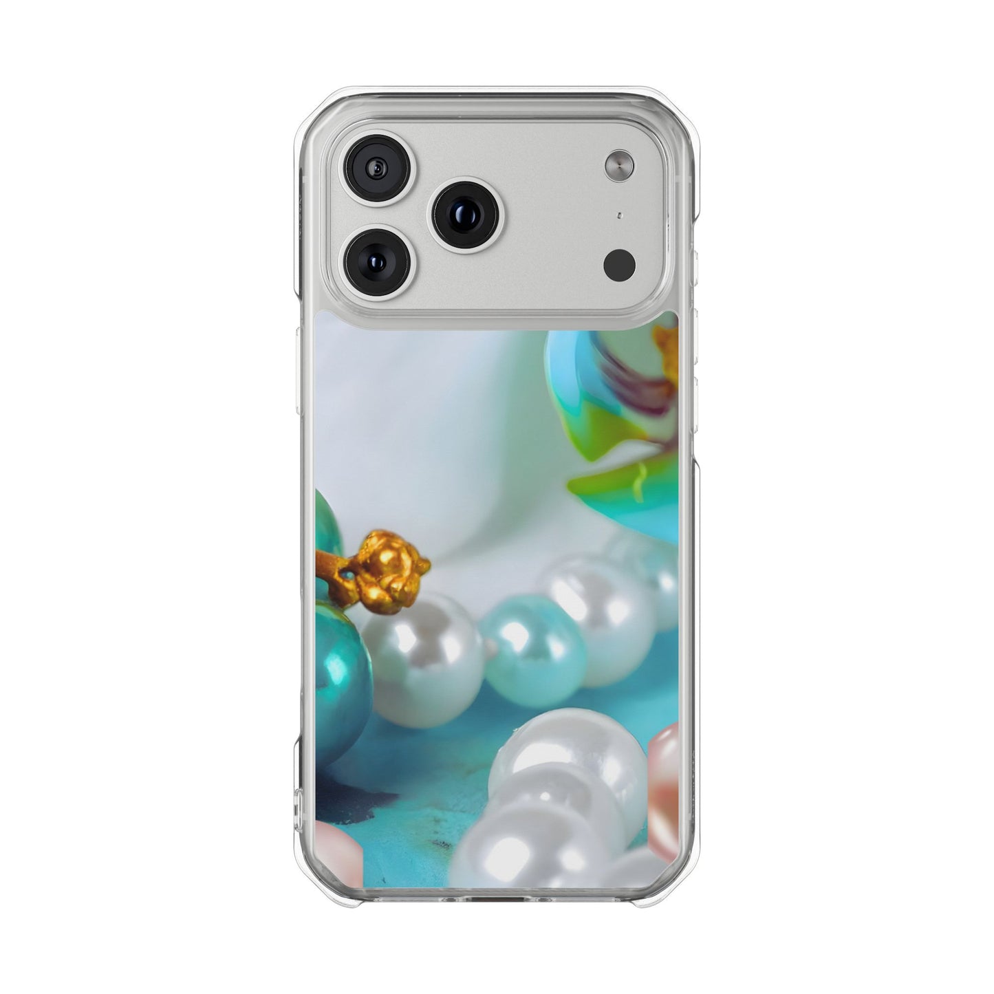 Clear Magnetic Phone Case – Mermaid's Pearl