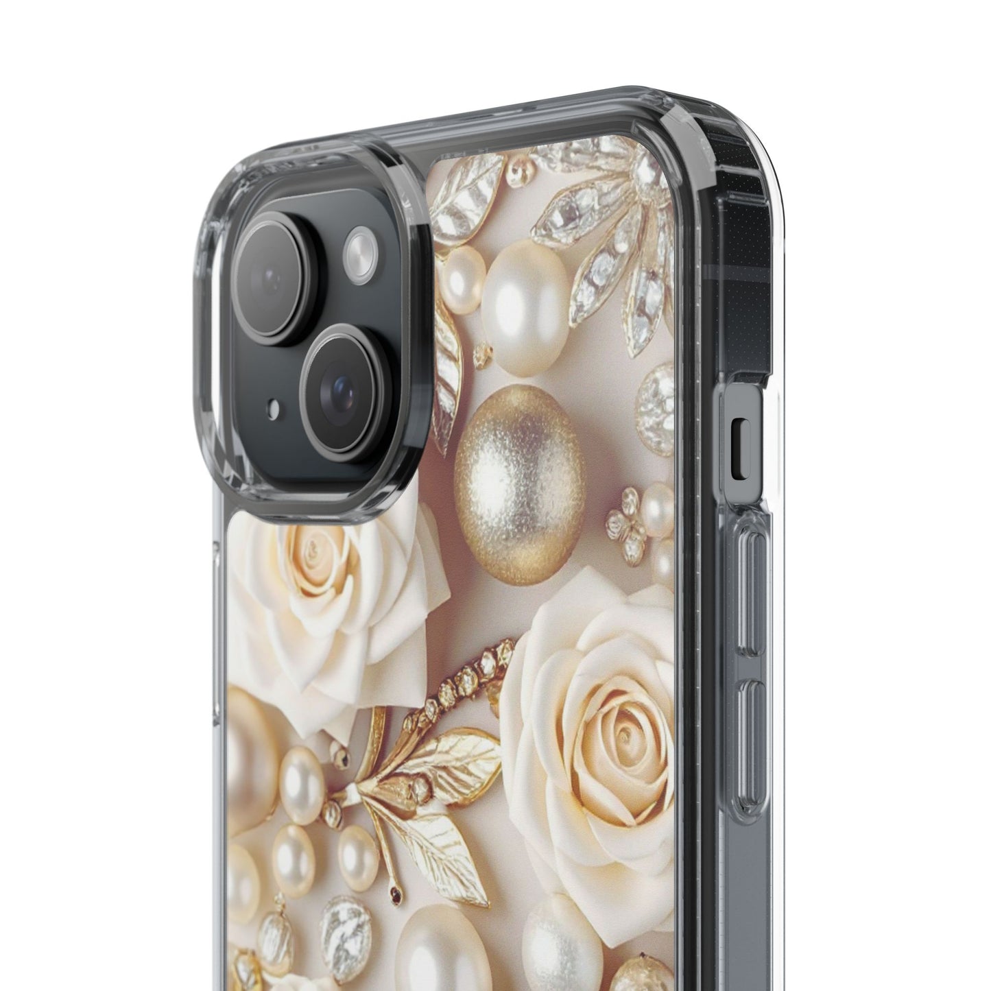 Clear Phone Case – Ivory Opulence