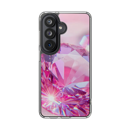 Clear Phone Case – Pink Ice