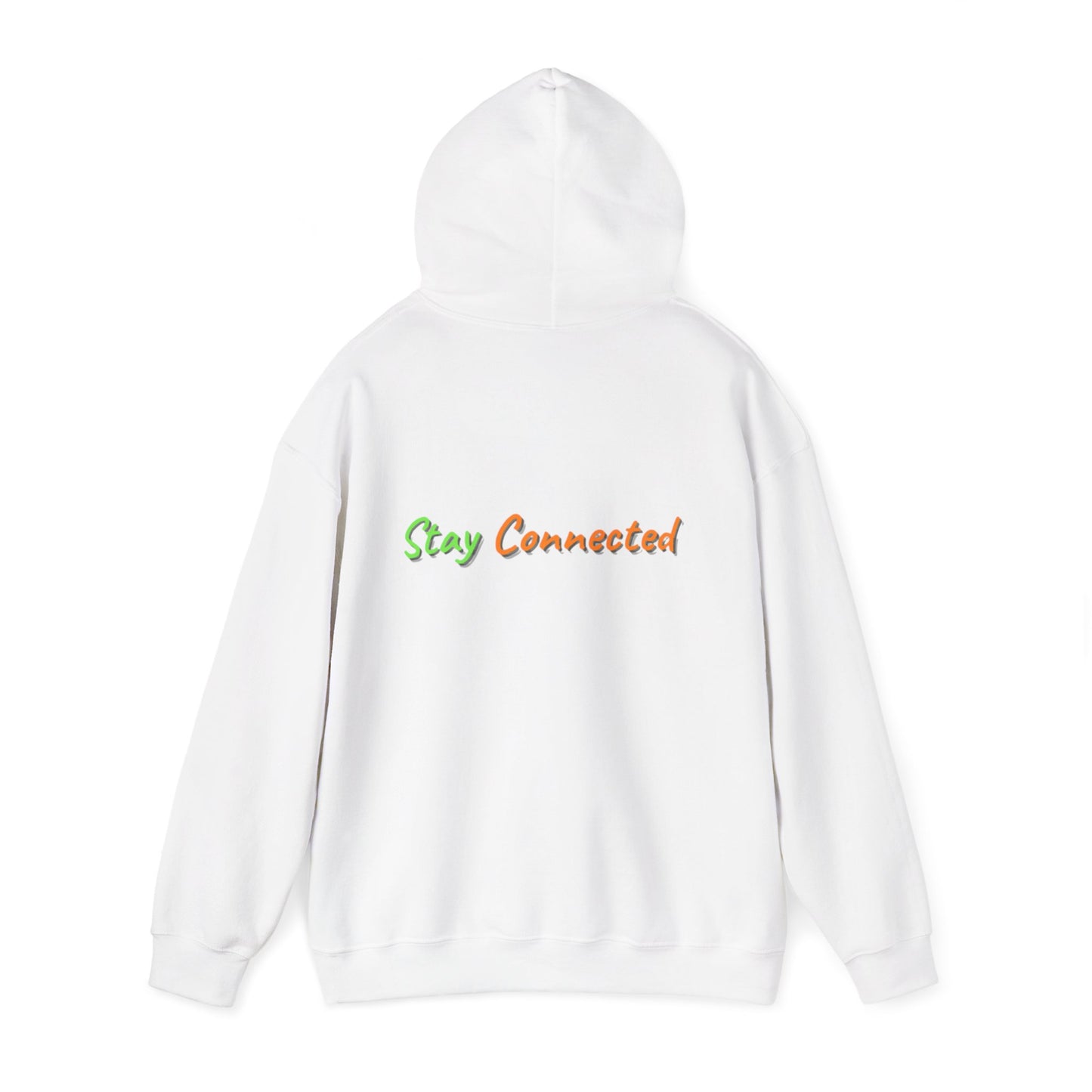 Stay Connected Graphic Hoodie – Everyday Warmth with Retro Neon Style