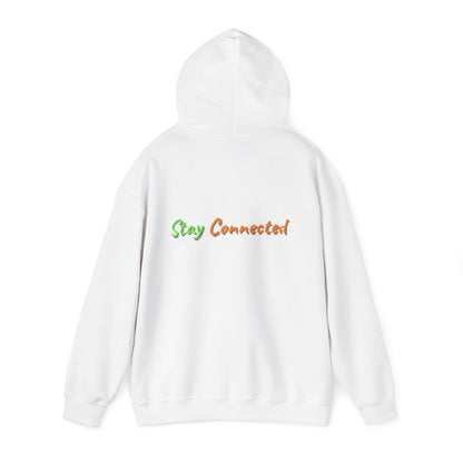 Stay Connected Graphic Hoodie – Everyday Warmth with Retro Neon Style