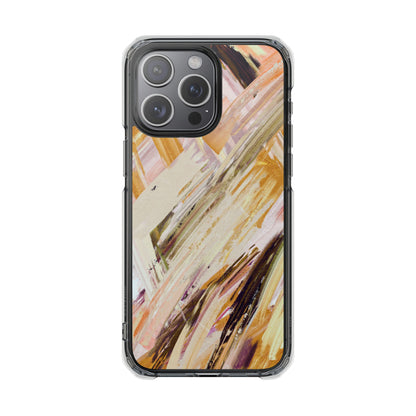 Clear Magnetic Phone Case – Brush & Bronze