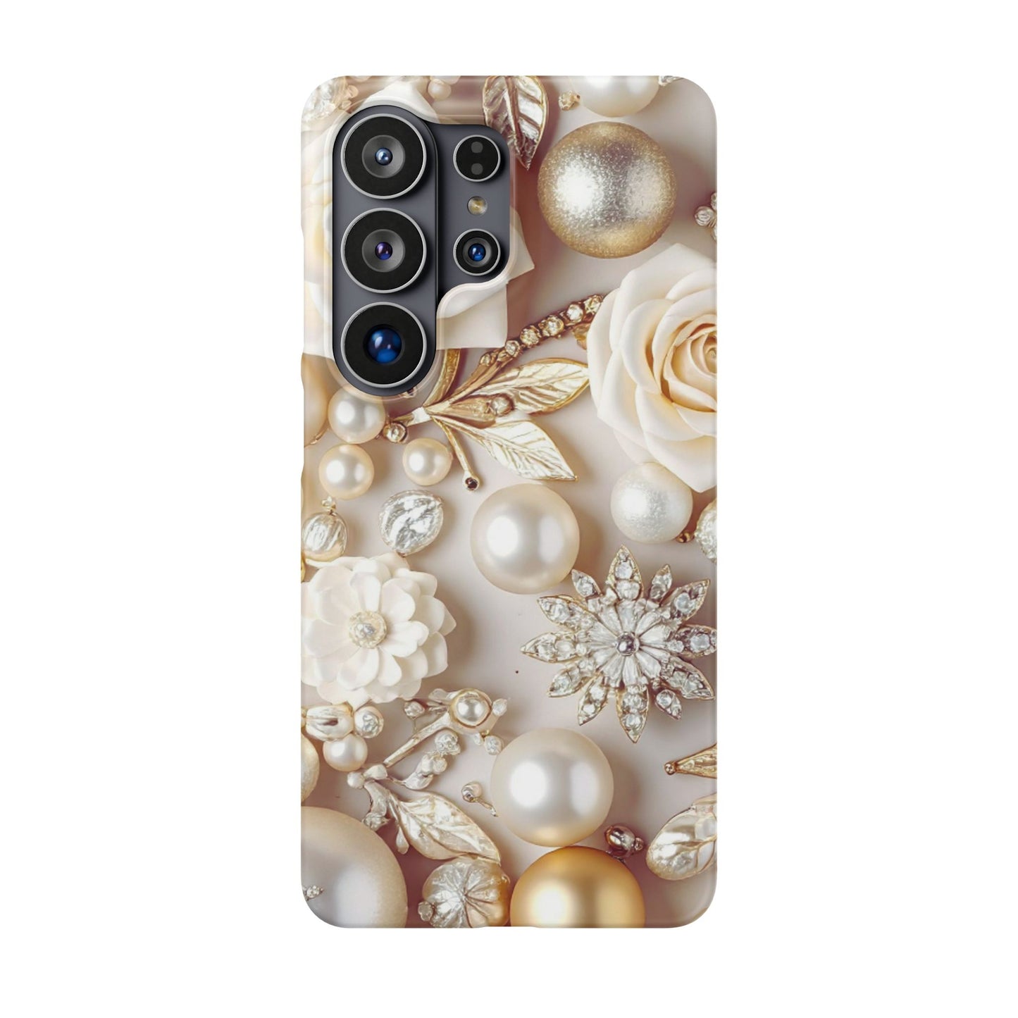 Snap Phone Case – Ivory Opulence
