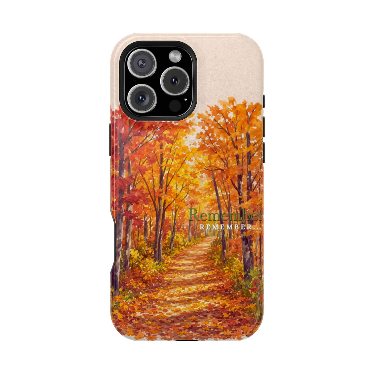 Impact-Resistant Phone Case – Autumn Remembered – Compatible with iPhone 11–17 & Samsung Galaxy S22–S26 Series