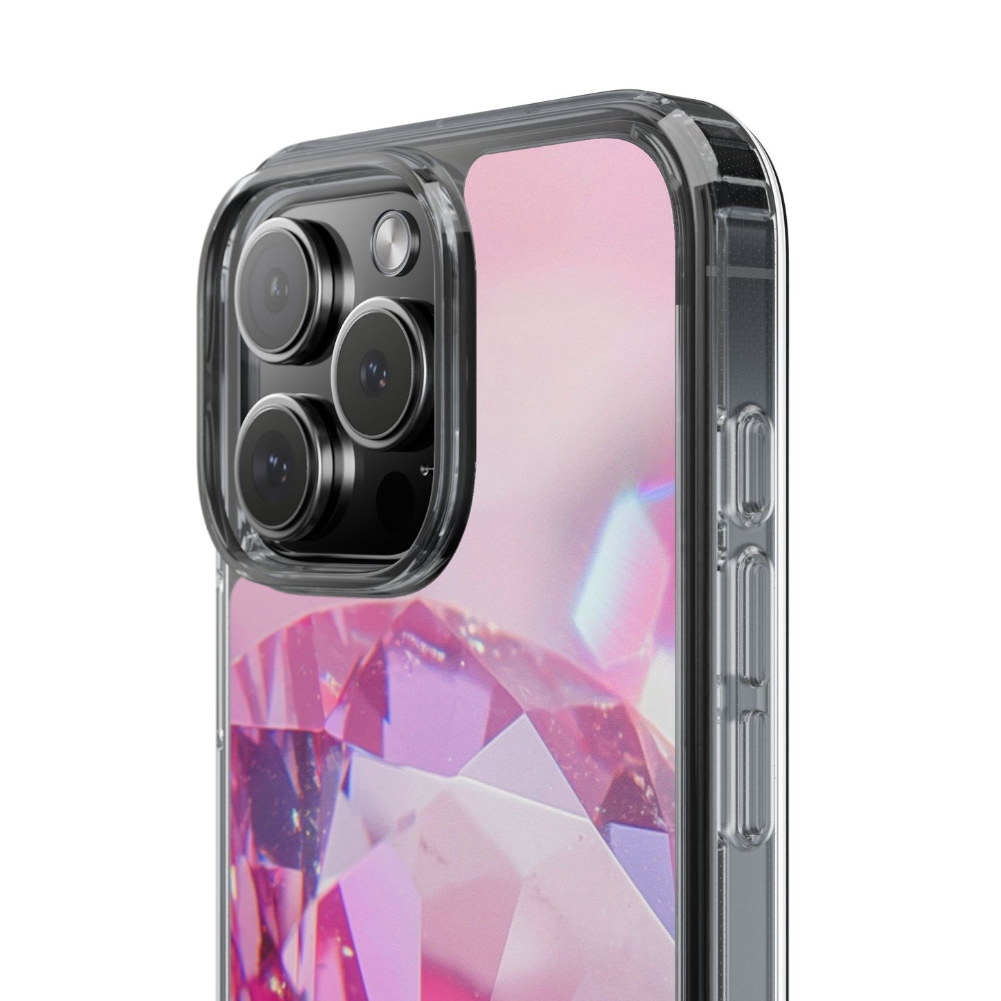 Clear Phone Case – Pink Ice