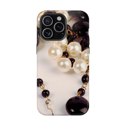 Wireless-Charging Compatible Case – Noir Pearl