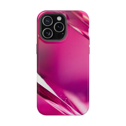 Impact-Resistant Phone Case – Magenta Motion