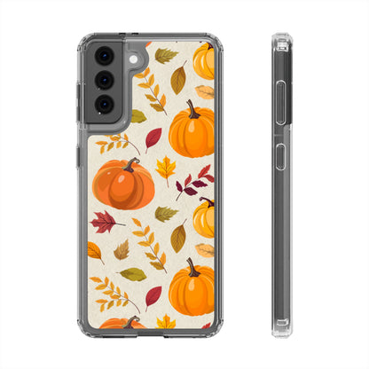 Clear Phone Case – Falling for Pumpkin