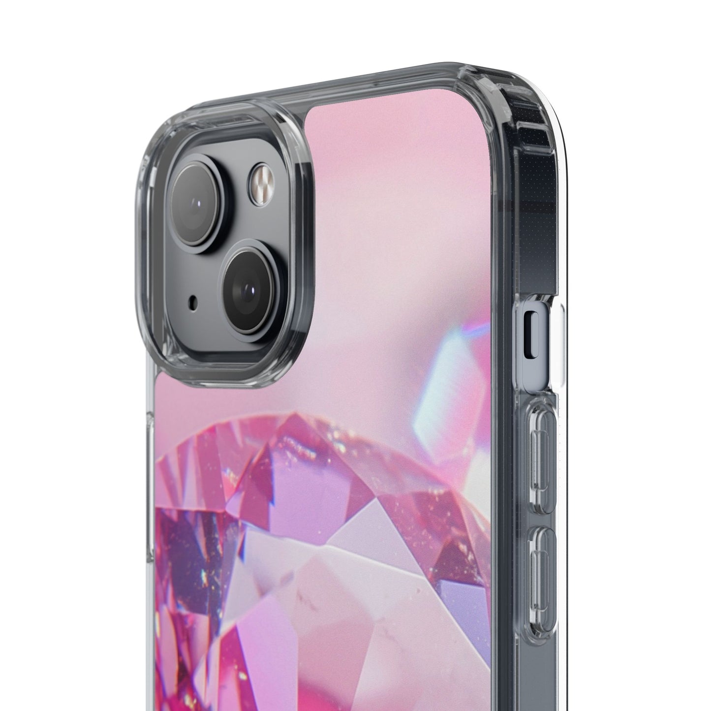 Clear Phone Case – Pink Ice
