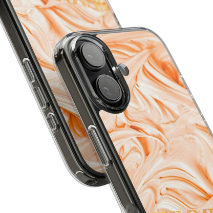 Clear Phone Case – Peach Sorbet