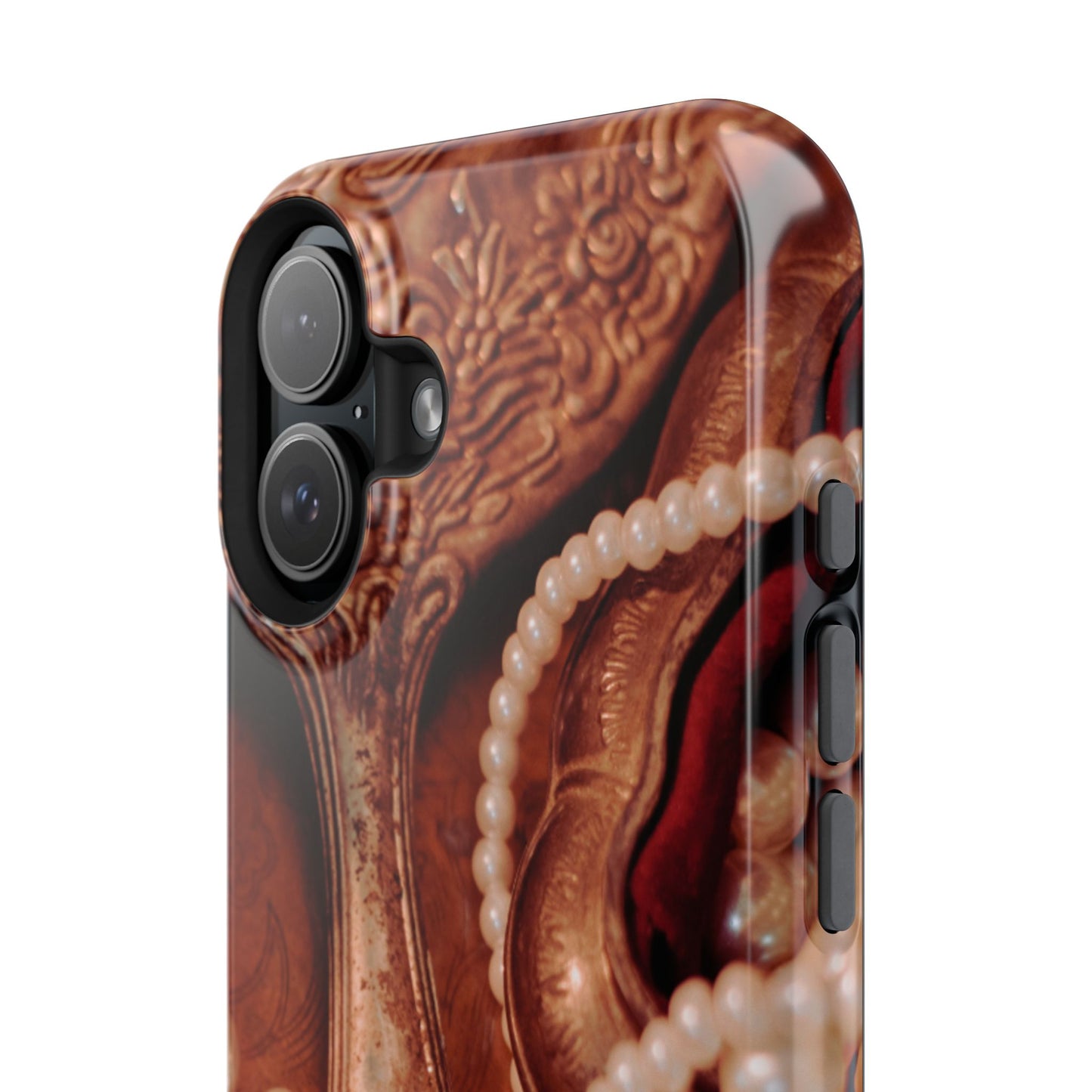 Impact-Resistant Phone Case – Bronze Vanity