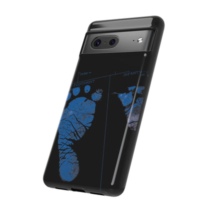 Protective Phone Case – Mom’s Little Blue Footprints