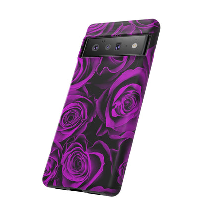 Protective Phone Case – Amethyst Roses