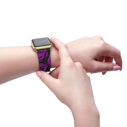 Watch Band – Amethyst Roses