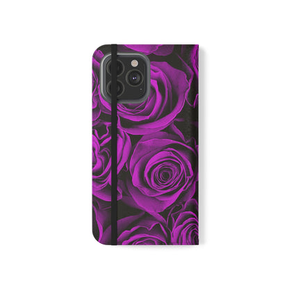 Flip Case – Amethyst Roses