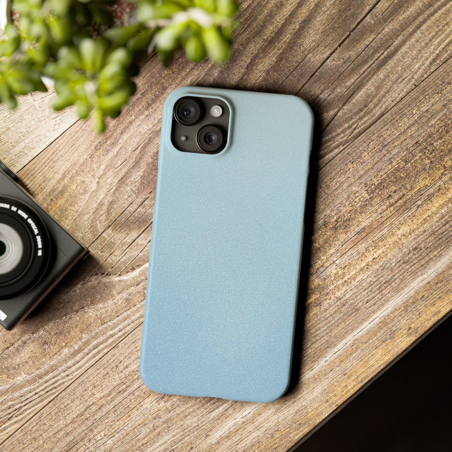 Slim Phone Case – Blue Whisper