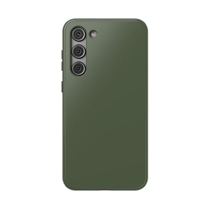 Impact-Resistant Phone Case — Military Green Protective Shockproof Cover