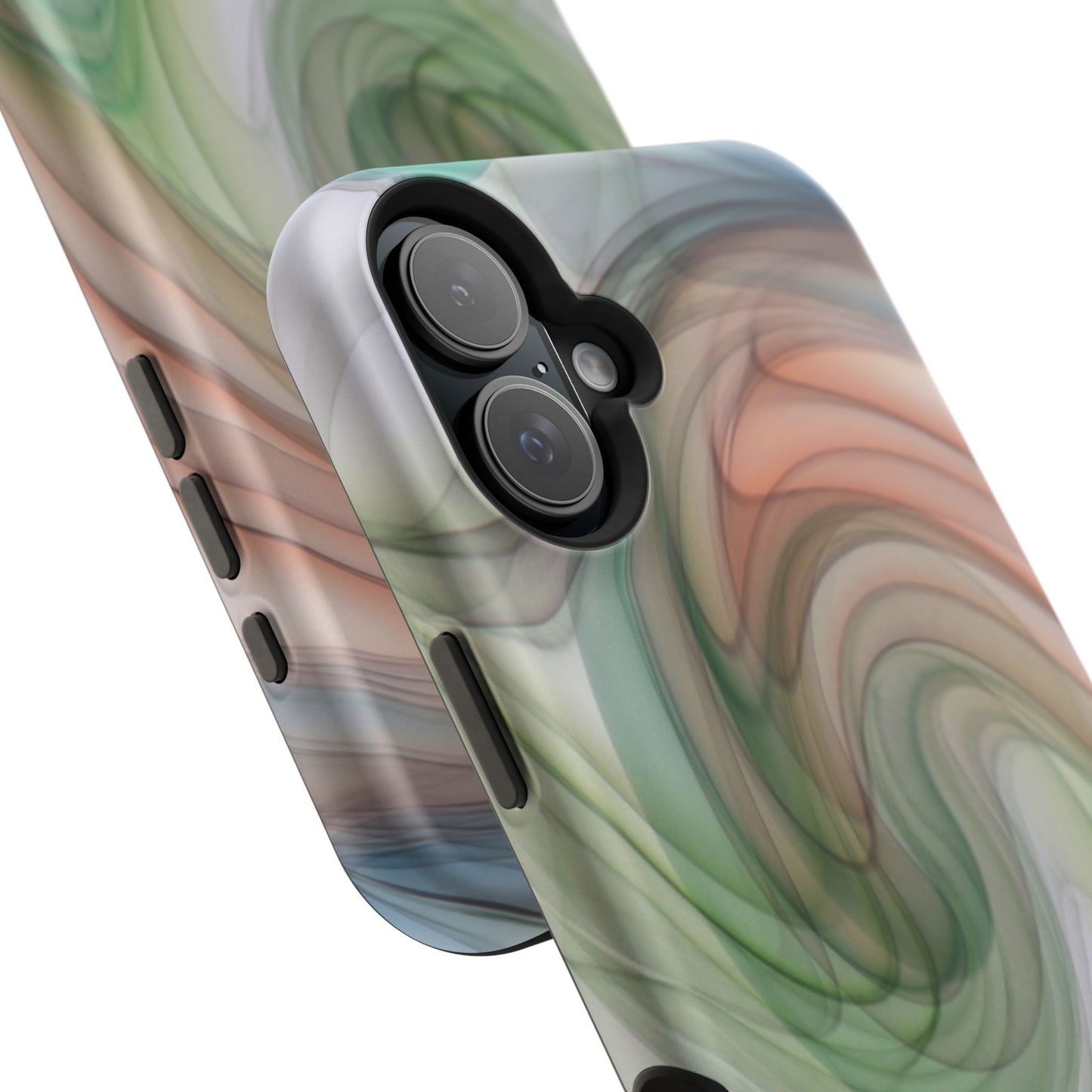 Impact-Resistant Phone Case – Marble Flow