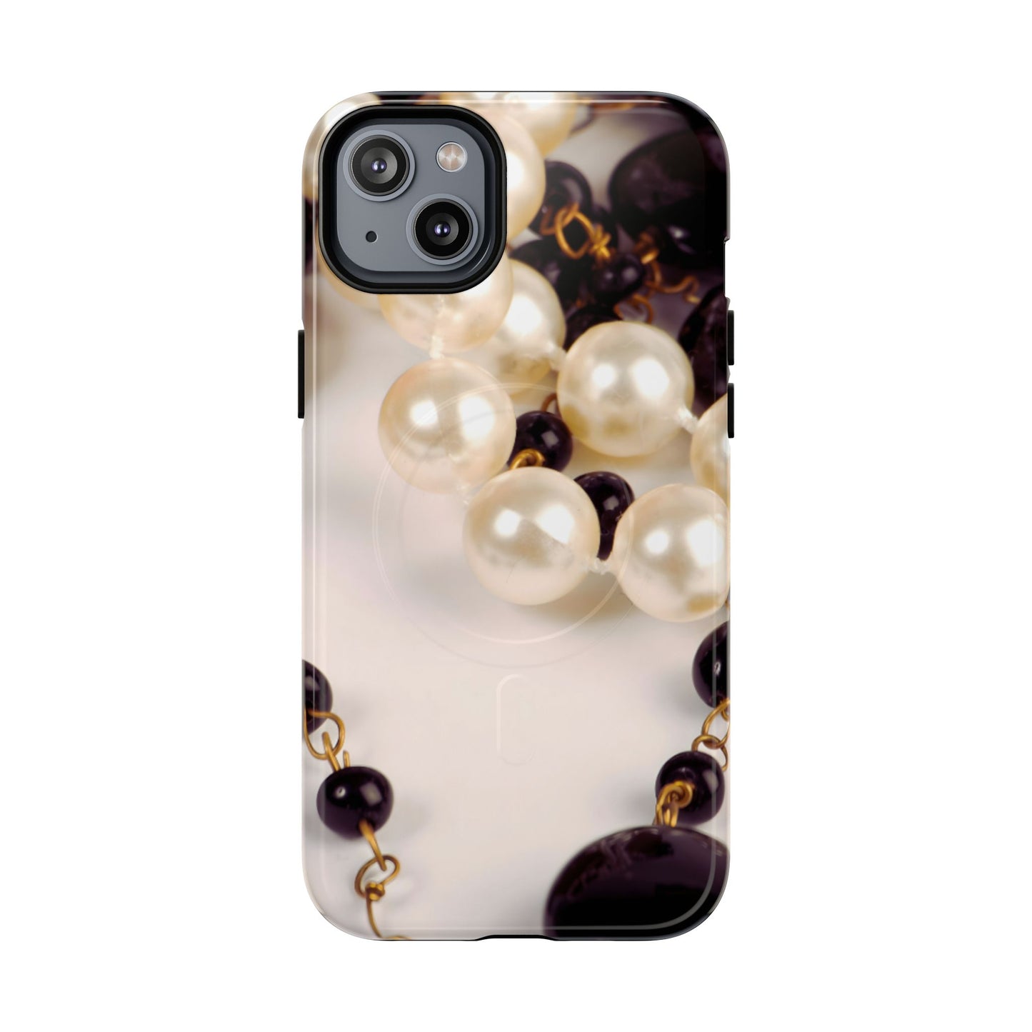 Protective Magnetic Phone Case – Noir Pearl