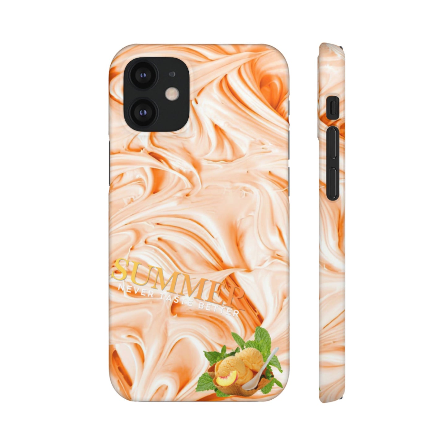 Snap Phone Case – Peach Sorbet