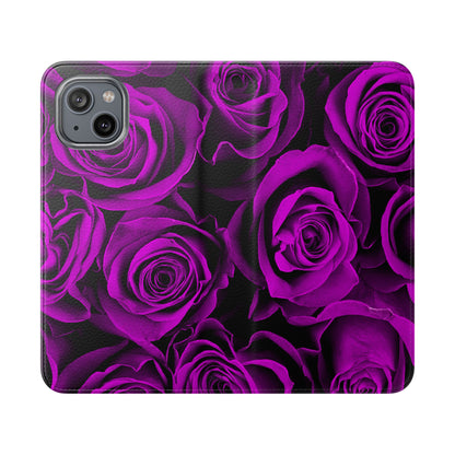 Flip Case – Amethyst Roses