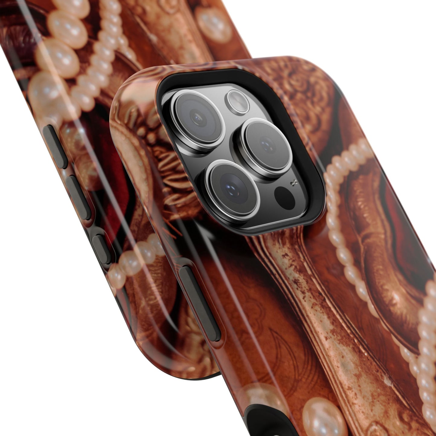Impact-Resistant Phone Case – Bronze Vanity