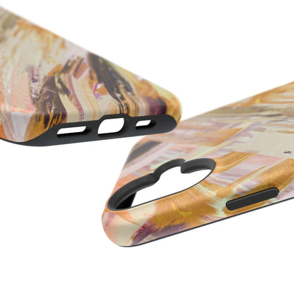 Wireless-Charging Compatible Case – Brush & Bronze