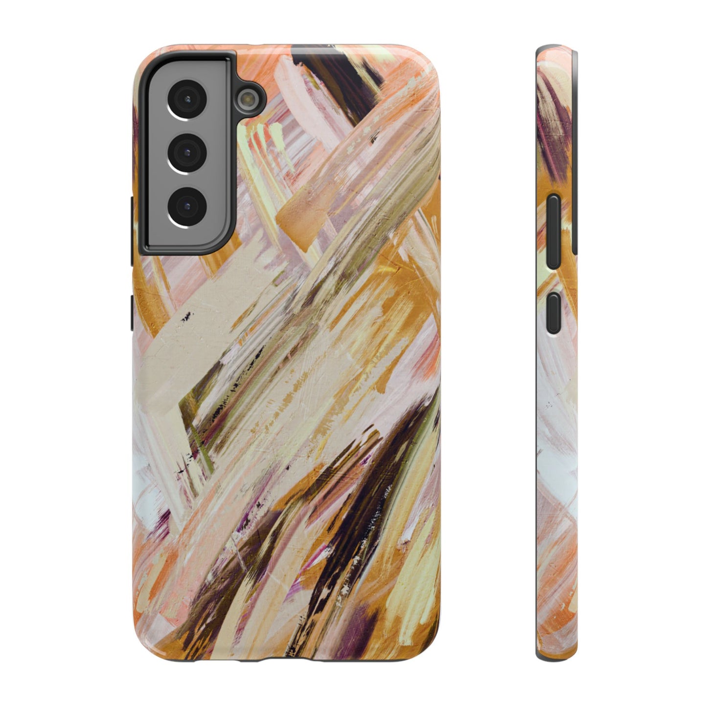 Impact-Resistant Phone Case – Brush & Bronze