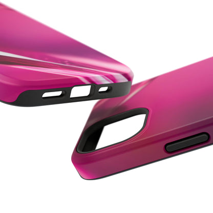 Impact-Resistant Phone Case – Magenta Motion