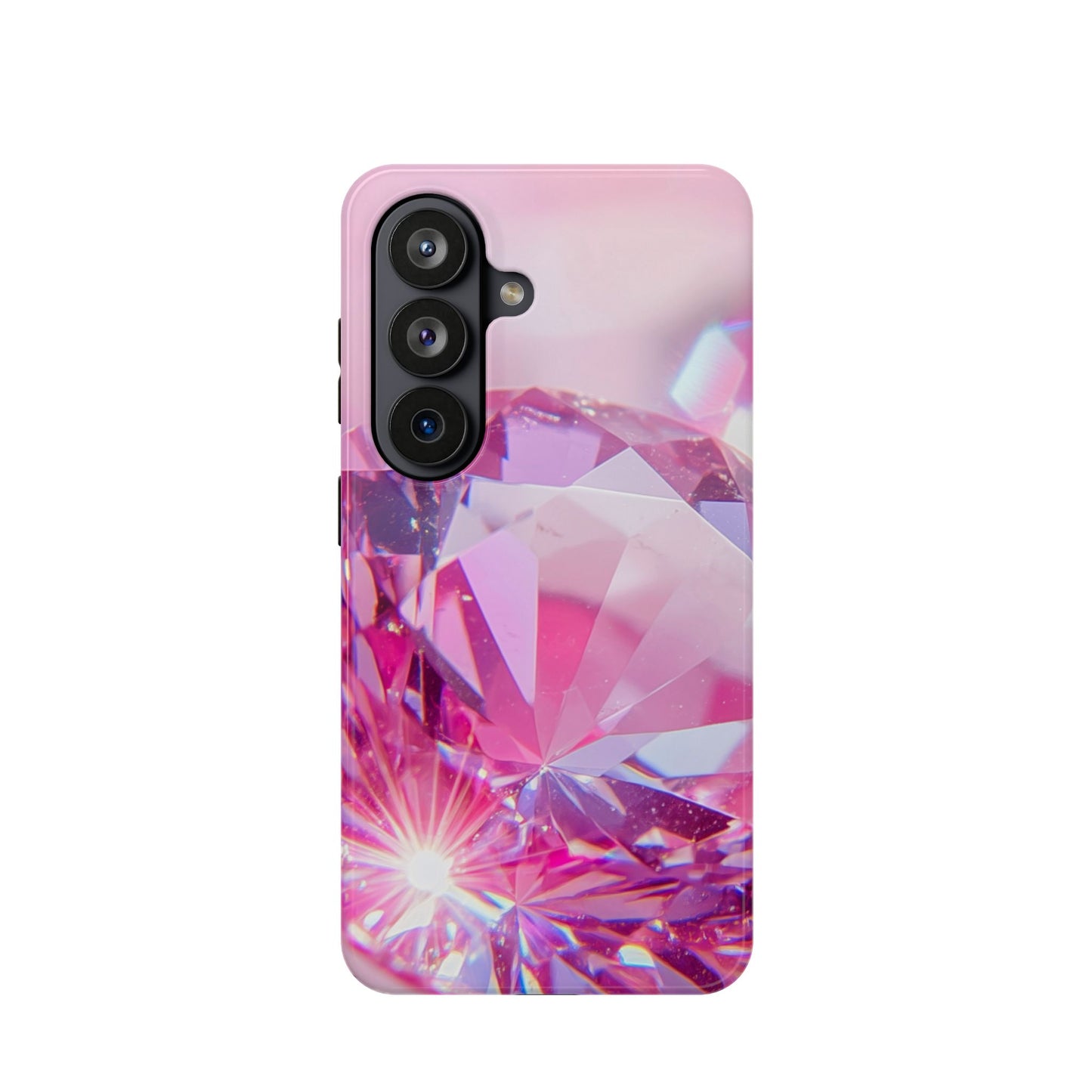Impact-Resistant Phone Case – Pink Ice
