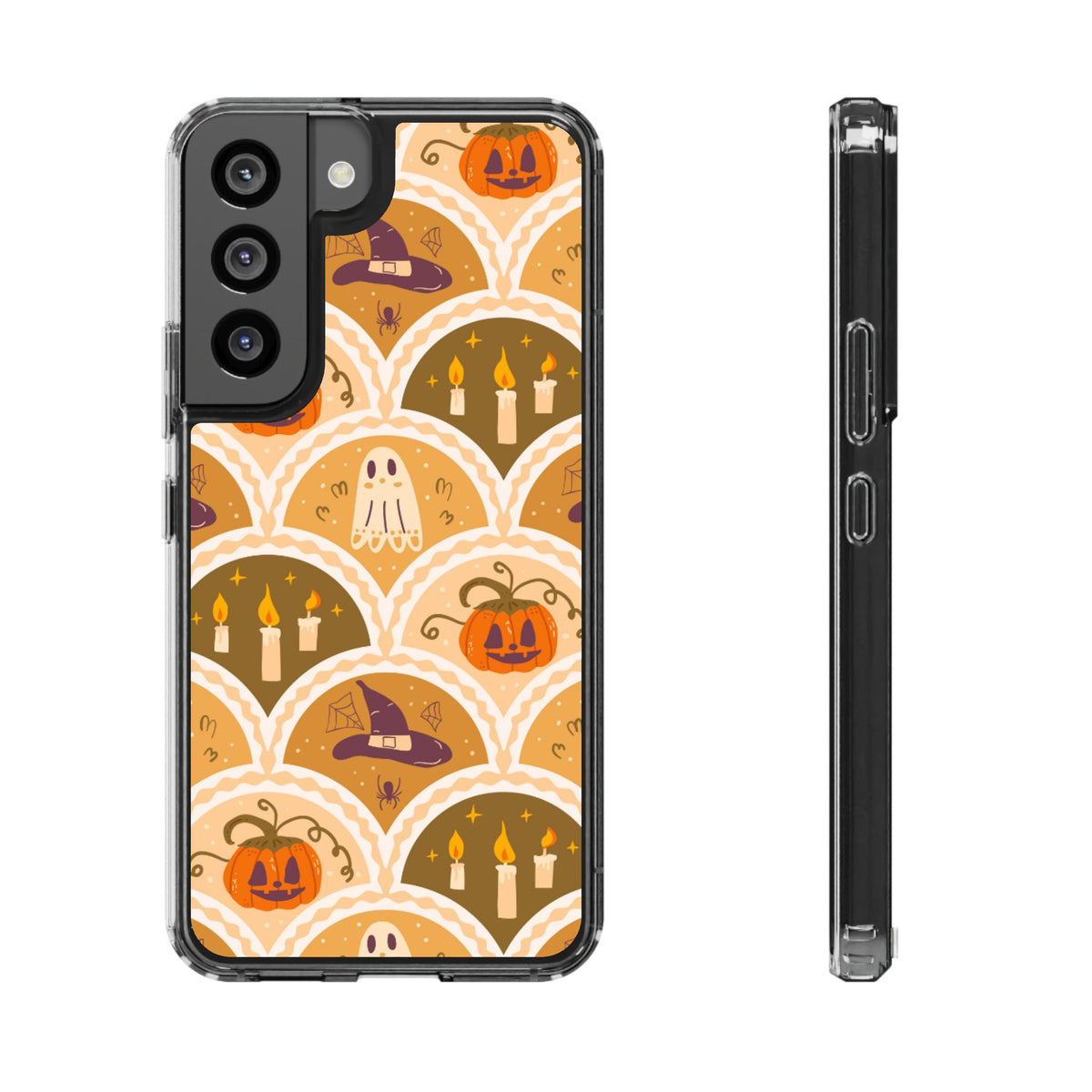 Clear Phone Case – Vintage Haunt – Compatible with iPhone 13–17 & Samsung Galaxy S25–S26 Series