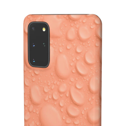 Snap Phone Case – Apricot Rain