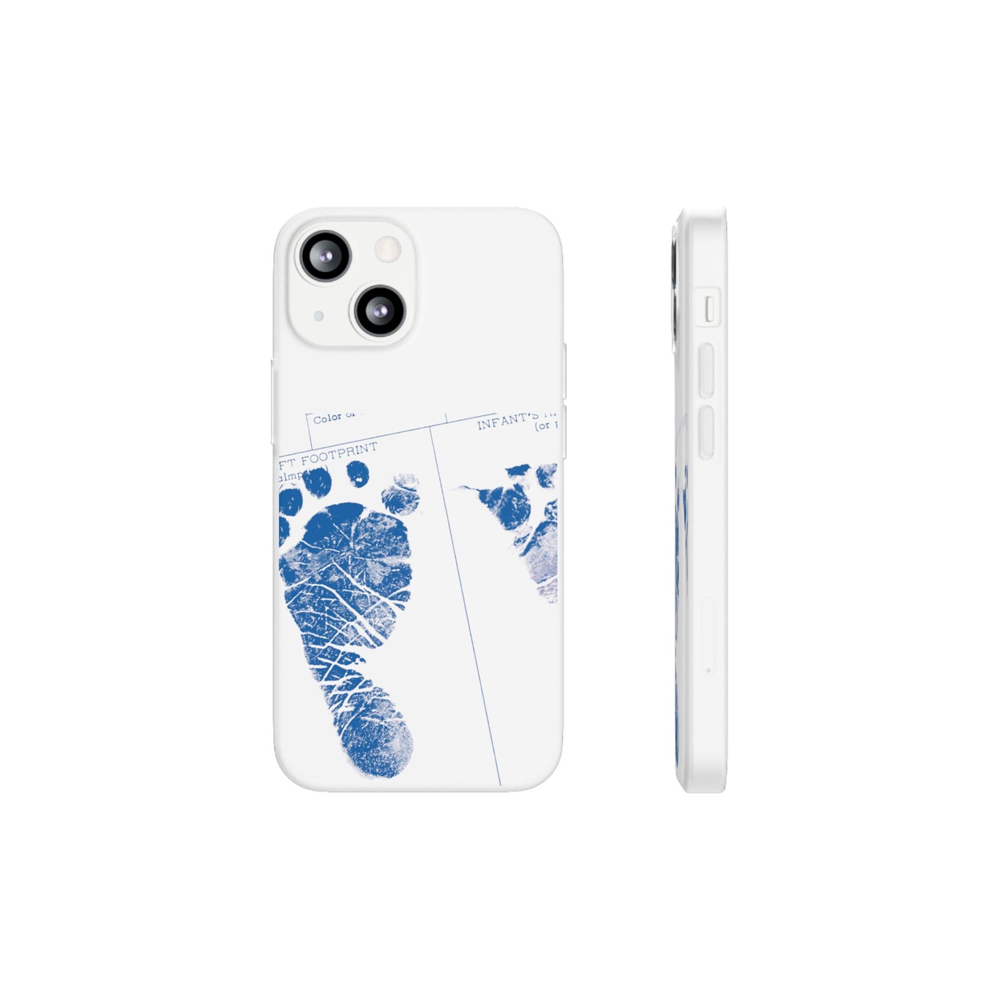 Flexi Case – Mom’s Little Blue Footprints