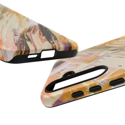 Protective Phone Case – Brush & Bronze