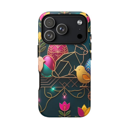 Protective Phone Case – Jeweled Garden
