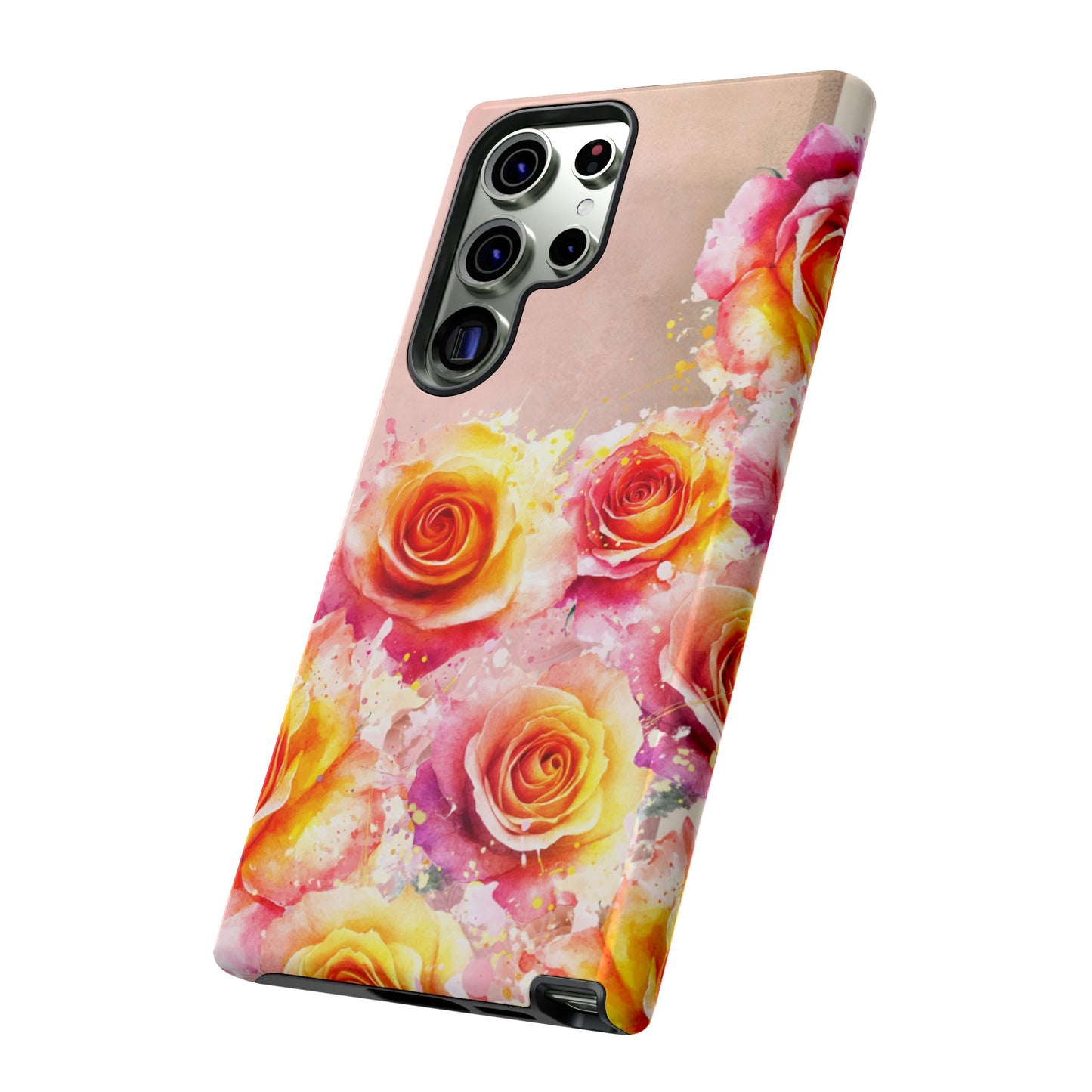 Protective Phone Case – Sunset Roses