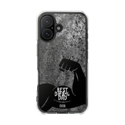 Clear Magnetic Phone Case – Best Dad Ever