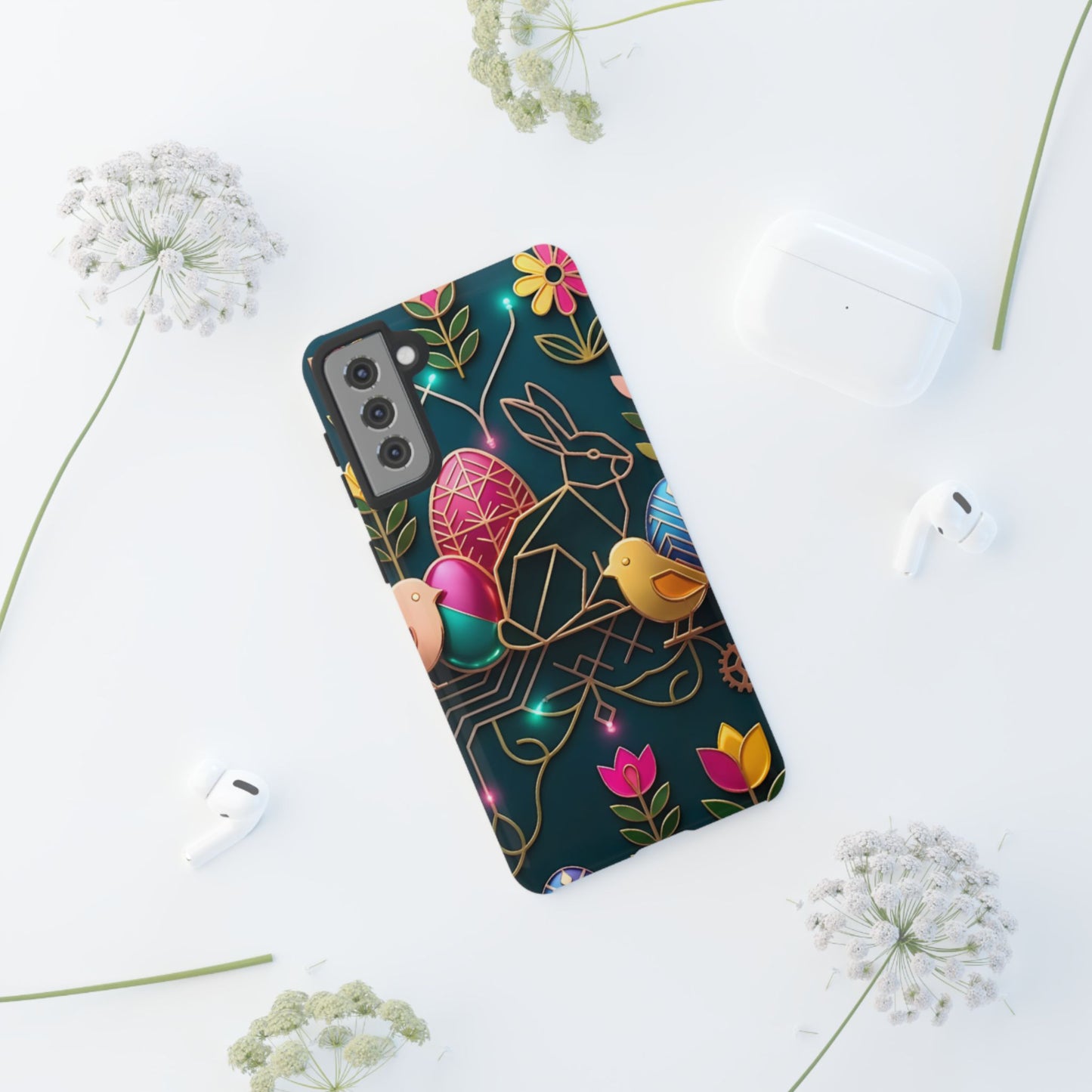 Protective Phone Case – Jeweled Garden